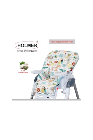 Holmer Organik Mama Sandalyesi Minderi & Kılıfı Kemer Deliksiz