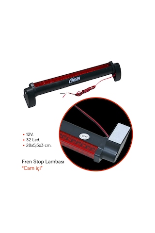 Kgn Fren Stop Lambası Cam İçi 12v 32 Led 0801003
