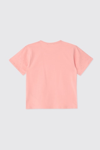 Panço Kız Bebek Somon Tişört 2611gb05058 Pembe