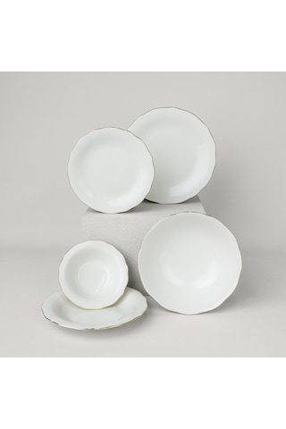 Linens Elegant Porselen Kase 16 Cm Gold Gold