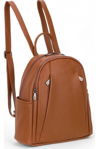 Bilik Deri Taba Rölax Deri Kadın Sırt Çantası Blm01 9550 Taba