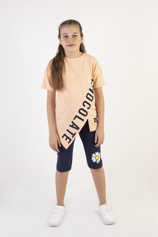 Harika Kids Kız Çocuk Baskılı Kaprili 10-13 Yaş Alt-Üst Takım 001