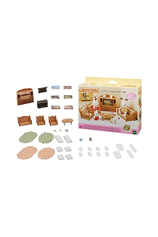Sylvanian Families Oturma Oda Seti Abanoz - Beyaz