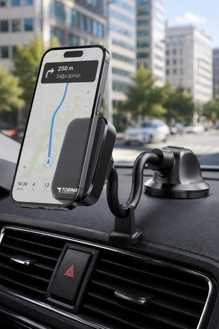 Özel Seri Pratik Aparat Seyir Yardımcısı Oto Aparatı Telefon Tutucu Manyetik Jx024 Siyah