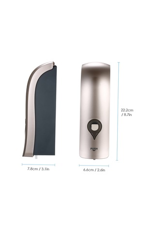 Chuangdıan-300ml Sondaj Yok Duvara Monte Tek Kafa Manuel Sabunluk,şampanya Altın Diğer