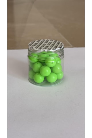 Peynir Kokulu Yapay Yüzen Balık Yemi Yapay Yem Power Float Bait Yeşil 14mm