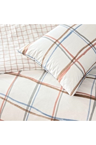 Taç Rokkie Ranforce Çift Kişilik Nevresim Takımı Beyaz Çok Renkli