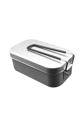 Mufunye El Taşınabilir Alüminyum Alaylı Yemek Kutusu , Isıya Dayanıklı Sap - Mini Boyutlu Çok Renkli