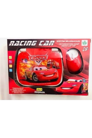 Racing Cars Eğitici Oyuncak Bilgisayar Oyuncak Laptop Türkçe Eng.