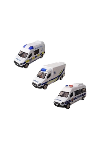 Sesli Işıklı Çek Bırak Polis Set - Fy5058sabc-12d