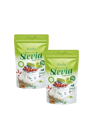 Fibrelle Double Zero Slim Sweetener 240 g 2 Paket