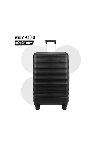 Reykos Rey-way Siyah Büyük Boy Valiz