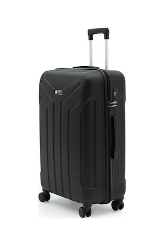 Petra Lüx Abs Büyük Boy Valiz 75 Cm Siyah