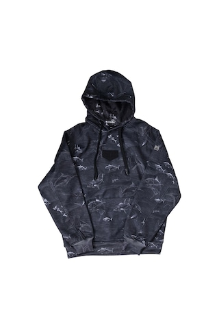 Stafu Pro Prime Kapüşonlu Frenzy Black Sweatshirt Kırmızı - Siyah