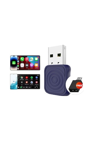 Ayrex Carlinkit Mını Ultra1 Kablosuz Carplay Ve Android Otomatik Adaptör / Kompakt Tak Ve Çalıştır Tasarımı / Oem