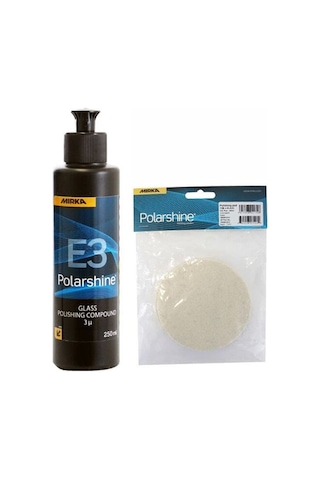 Mirka E3 Cam Pastası 250 Ml Ve Cam Keçesi Set Mirka E3 Cam Pastası 250 Ml Ve Cam Keçesi Set