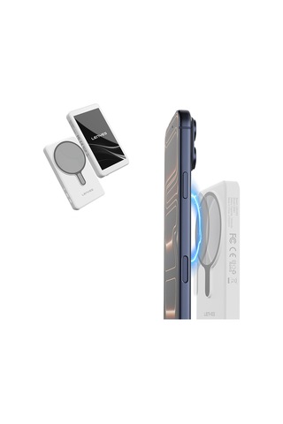 Lenyes Lsm01 Bluetooth Kumandalı Magnetik Wireless Ekran Yansıtma Cihazı Beyaz