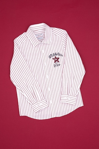 U.s. Polo Assn. Erkek Çocuk Kırmızı Gömlek Desenli 50316675-vr030 Kırmızı