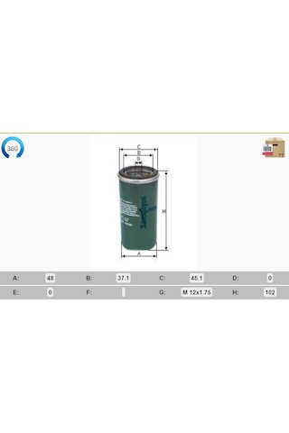 CS 0018 M ŞAMPİYON MARKA YAKIT FİLTRESİ