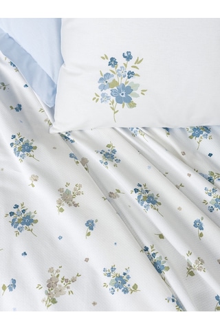 Cotton Box Sweet Tek Kişilik Pike Takımı Bellus Mavi