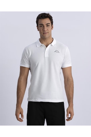 Kappa Logo Maltax 2 MSS Erkek Regular Fit Polo Yaka Tişört Beyaz