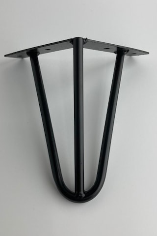 Lüx Metal Çok Amaçlı Ayak Koltuk Tv Ünitesi Sehpa Masa Ayağı Robot Süpürgeye Uygun 15cm 20cm 30cm Siyah 20cm H
