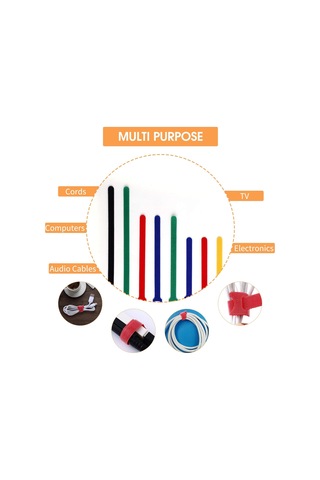 Mikrofiber Kumaştan Üretilmiş, Mükemmel Uv Direncine Sahip, Ayarlanabilir Kablo Düzenleyici, Tekrar Kullanılabilir Kablo Bağları