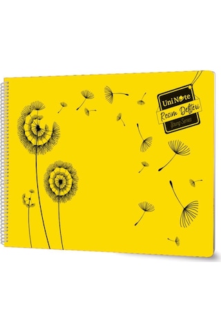 Çınar Resim Defteri Spiralli Plastik Kapak Pastel 25 Yp 24x34 C