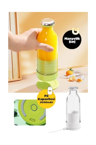 Wrapsol Smoothie Blender 300ml Beyaz