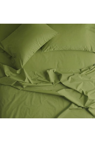 Prime Sleeks %100 Pamuk Yastık Kılıfı 2 Adet - Ceviz Yeşili - 50x70cm Yeşil