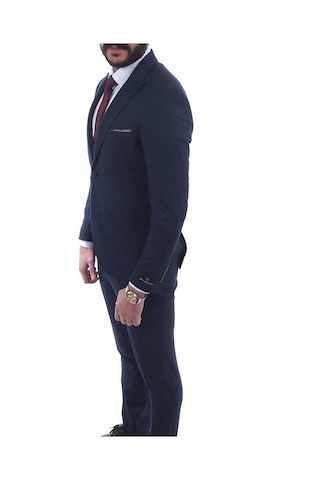 Jan Carlucci Slimfit Yelekli Drop 6 Takım (476645965) Lacivert