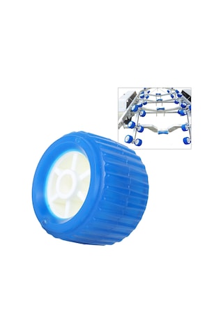 Lemestar Gemi Trailerı İçin Mavi Pu Raylı Sallanabilir Rulman - Yükleme Yardımı, Dayanıklı Ve Yüksek Sıcaklık Direnci, 5 İnç