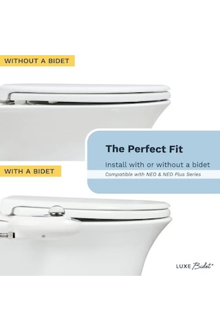 Bidet Luxe Ts1008e Yavaş Kapanan Hızlı Çıkarma Menteşeli Ve Kaymaz Tamponlu Uzun Rahat Oturak Diğer
