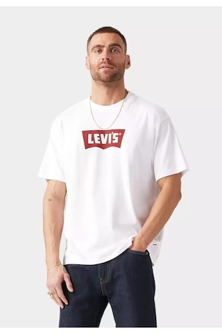Levi's Erkek Vintage Fıt Grafik Tişörtü-16004 Beyaz