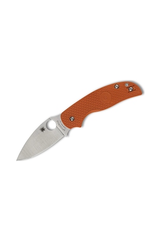 Spyderco Sage 5 Burnt Orange Lightweight Cpm Rex 121 Plainedge Kamp Çakı Turuncu