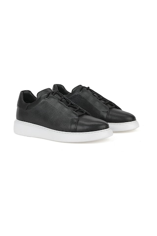 Ziya, Erkek Hakiki Deri Sneaker 1531026z8552 Siyah 1531026z8552 000 Siyah