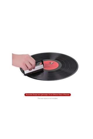 Vinil Plak Temizleyici Temizleme Fırçası Anti-statik Yumuşak Karbon Fiber Fırça