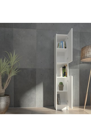 Yetimobilya Yeti Mobilya Kuta Flat30 Kitaplık 2 Kapaklı Kütüphane Çok Amaçlı