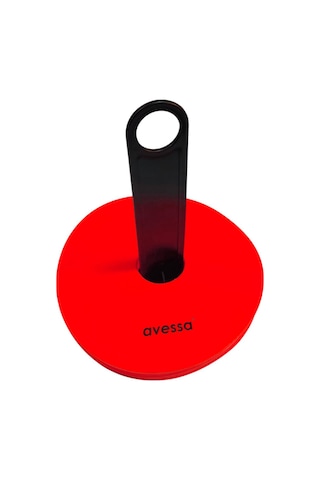 Avessa Cnk-86 Kauçuk Çanak Seti 10lu Kırmızı Kırmızı