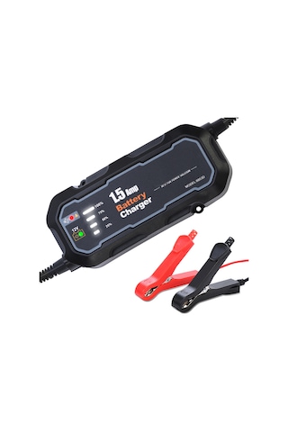 Symbee 6v/12v Akü Şarj Cihazı, 1.5a Akıllı Tamir Ve Bakım, 100-240v Avrupa Tipi, Akü Yedek Parçası