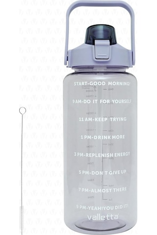 VALLETTA FİGO MOTİVASYONLU SU MATARASI 2 LT - MOR