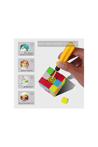 Neon Renkli Zeka Sabır Küpü - 3x3x3