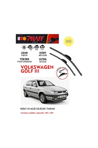 Volkswagen Golf 3 Silgeç Sileceği Takımı 1995 Model Araca Özel Aparat