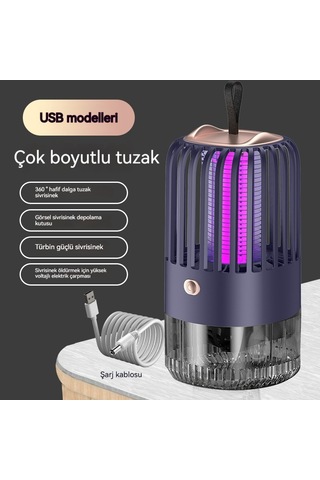 Jian Fan Elektrikli Sivrisinek Kovucu Lambaşarj Açıkev Usb Sivrisinek Kovucu İkisi Bir Arada Sivrisinek Kovucu