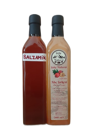 Sirke Mahzeni Balzamik + Alıç Sirkesi 2 x 500 ML Sirke Mahzeni Balzamik + Alıç Sirkesi 2 x 500 ML