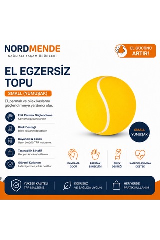 El Egzersiz Topu Sünger