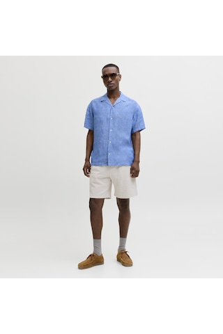 Jack & Jones Erkek Bol Kalip Sweat Sort - Karl - 12277557 - 2 Cloud Dancer