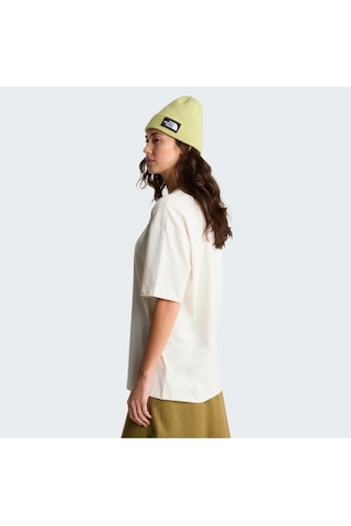 The North Face W Tnf Essentıal Sımple Dome Os Ss Tee Nf0a8evxqlı1-15133 Whıte Dune