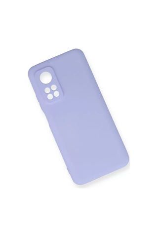 Newface Xiaomi Mi 10t Kılıf Nano İçi Kadife Silikon - Lila