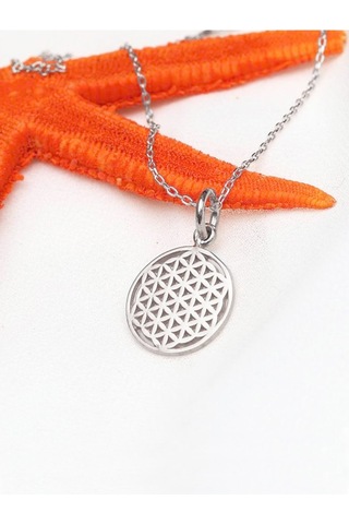 Brezza Lusso Jewelry Yaşam Çiçeği Kadın Gümüş Kolye (460864299) 42 CM